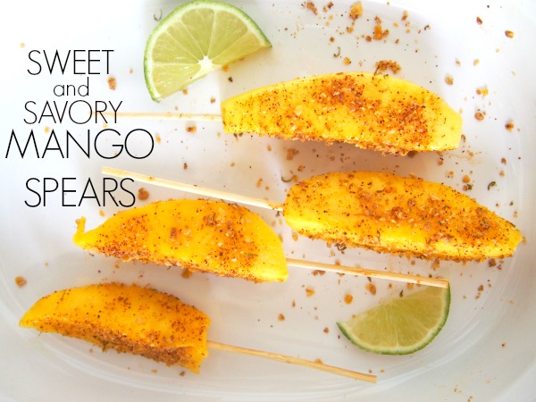 Sweet and Savory Mango Spears Recipe