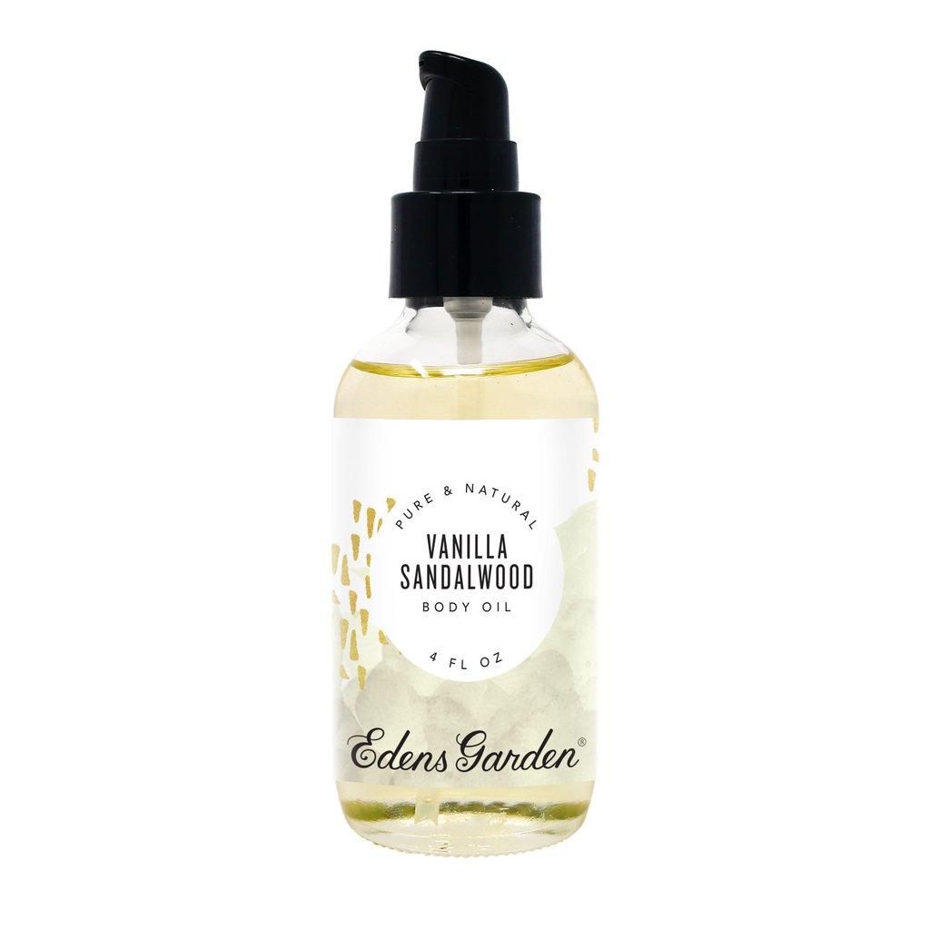 Vanilla Sandlewood Body Oil Edens Garden