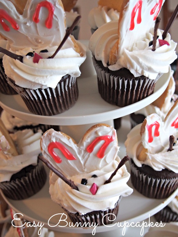 A Bunny Birthday Party & Easy Bunny Cupcakes