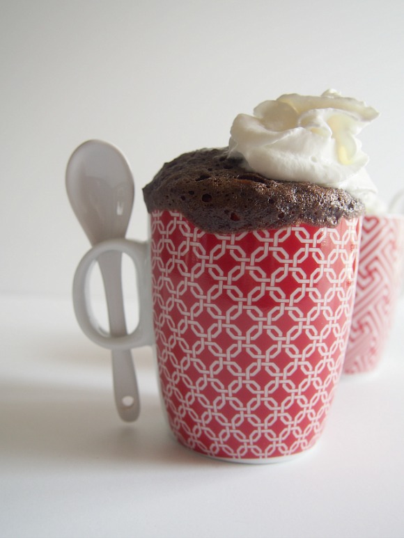 1 Minute Chocolate Chip Brownies in a Mug #KraftRecipes