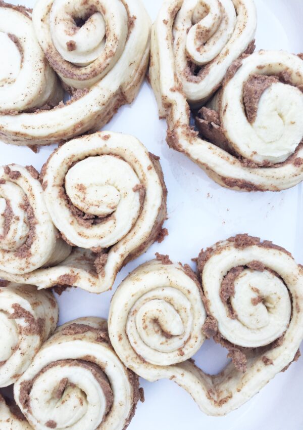 How to Make Simple Cinnamon Roll Hearts