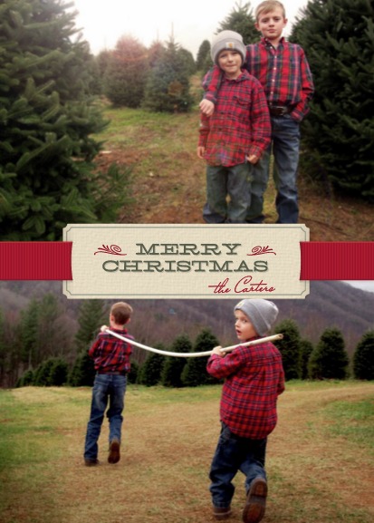 christmas card from minted