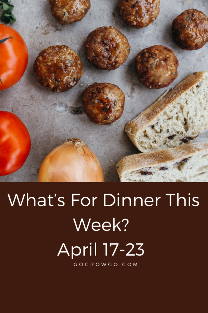 What's for dinner this week?